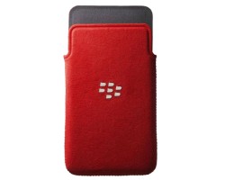 Tok álló fekete BlackBerry Z10 szövet (pouch) piros ACC-49282-202