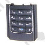 Előlap Nokia 6280 billentyűzettel (alsó - felső) bordó