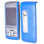 Előlap Nokia 6280 billentyűzettel (alsó - felső) kék