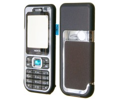 Előlap Nokia 7360 billentyűzettel barna 