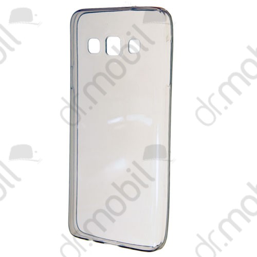 Tok telefonvédő gumi 0,3mm Samsung SM-A300F Galaxy A3 ultravékony átlátszó füstszínű