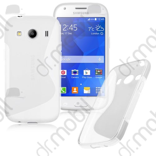 Tok telefonvédő szilikon Samsung SM-G357FZ Galaxy Ace 4 LTE TPU hátlap tok S-line átlátszó