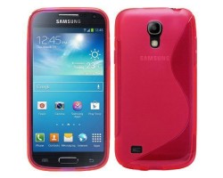 Tok telefonvédő szilikon Samusng GT-i9190 Galaxy S IV. mini (s4 mini) S-line piros