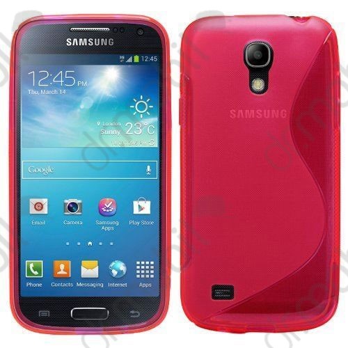Tok telefonvédő szilikon Samusng GT-i9190 Galaxy S IV. mini (s4 mini) S-line piros