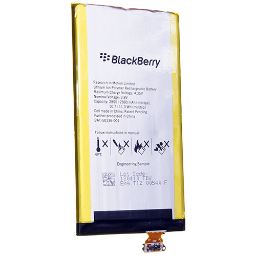 Akkumulátor BlackBerry Z30, BlackBerry Leap 2880 mAh Li-ion BAT-50136-101 BAT-50136-003 cs.nélkül