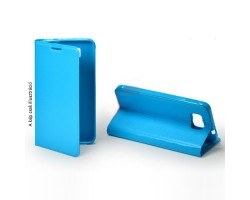 Tok notesz LG D390N F60 tpu + bőr oldalra nyitható kék