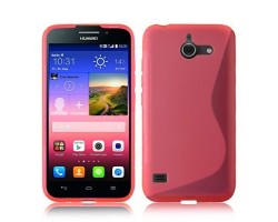 Tok telefonvédő szilikon Huawei Ascend Y550 pink S-line 