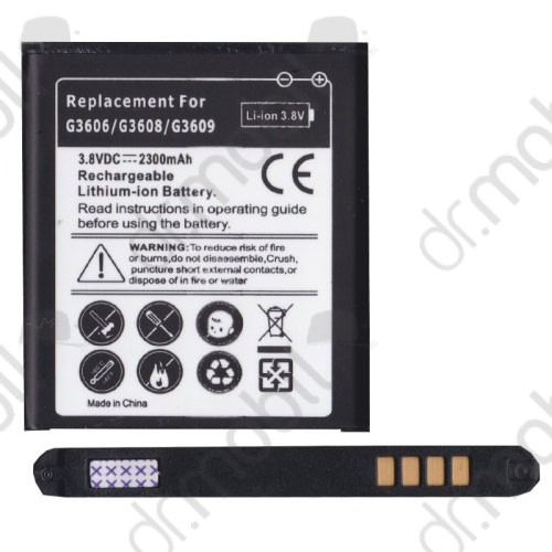 Akkumulátor Samsung Galaxy Core Prime (SM-G360) 2200 mAh Li-ion (EB-BG360BBE kompatibilis)