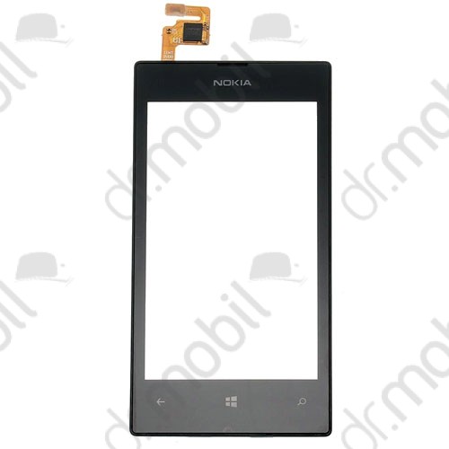 Érintőpanel Nokia Lumia 520 fekete (utángyártott)