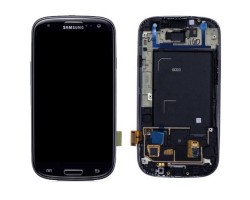 Kijelző érintőpanel Samsung GT-I9300 Galaxy S III. GH97-13630E fekete