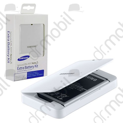 Asztali töltő Samsung Galaxy Note 3 (SM-N9000) (3200 mAh Li-ion EB-B800BE akku) féhér (EB-K800BEWEG) 	