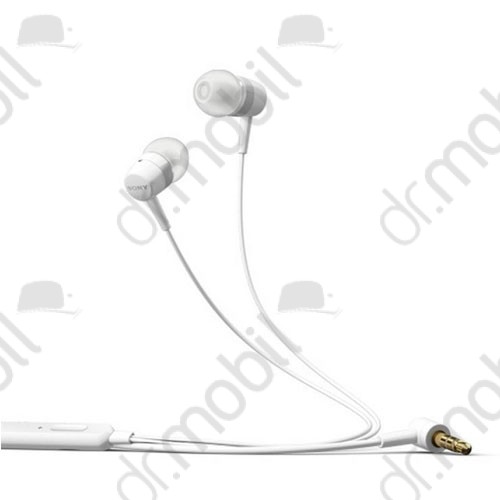 Fülhallgató vezetékes Sony MH750 (3.5 mm jack, felvevő gomb) fehér stereo headset