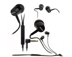 Fülhallgató vezetékes Sony MH750 (3.5 mm jack, felvevő gomb) fekete stereo headset