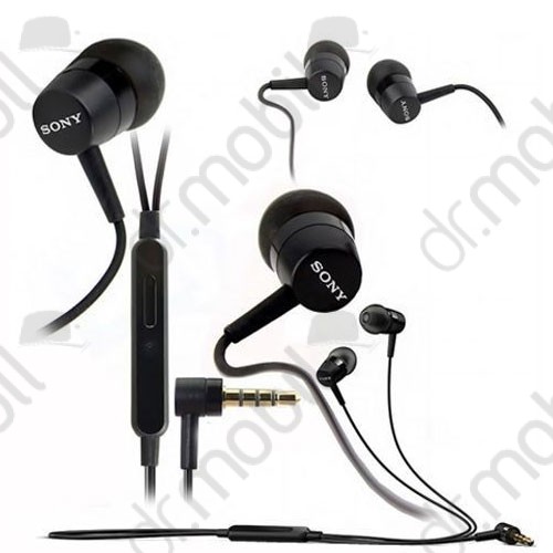 Fülhallgató vezetékes Sony MH750 (3.5 mm jack, felvevő gomb) fekete stereo headset