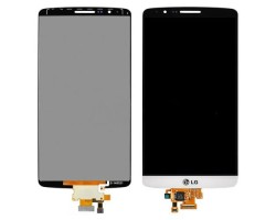 LCD kijelző érintőpanel LG G3 (D850) ACQ87190301 fehér (keret nélkül)