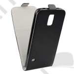 Tok álló bőr HTC Desire 626 (ultra slim design, rejtett mágneses zár szilikon belsővel) flip fekete