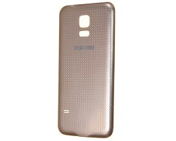 Akkufedél Samsung SM-G900 Galaxy S V. (Galaxy S5) hátlap arany