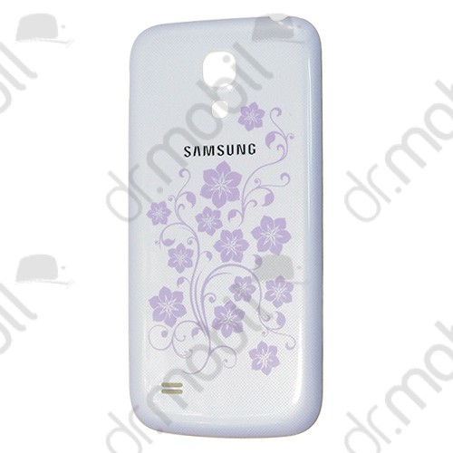 Akkufedél Samsung GT-I9195 Galaxy S IV. mini (S4 mini) hátlap La Fleur fehér 