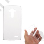 Tok telefonvédő gumi 0,3mm LG G4 ultravékony füstszínű