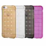 Tok telefonvédő szilikon Apple iPhone 5 / 5S kerekített négyzet mintával rózsaszín