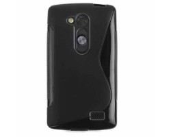 Telefonvédő gumi / szilikon LG L70+ L Fino Dual (D295) (S-line) fekete