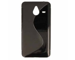Telefonvédő gumi / szilikon Microsoft Lumia 640 XL (S-line) fekete