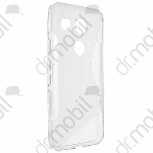 Tok telefonvédő szilikon LG Nexus 5X (H791) TPU hátlap tok S-line átlátszó