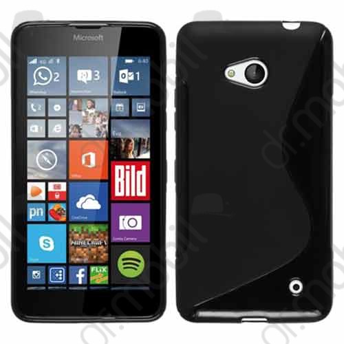 Telefonvédő gumi / szilikon Microsoft Lumia 640 (S-line) fekete