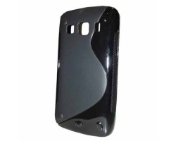 Telefonvédő gumi / szilikon Samsung Galaxy Xcover (GT-S5690) (S-line) fekete