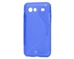 Tok telefonvédő szilikon Samsung GT-I9070 Galaxy S Advance  S-line kék