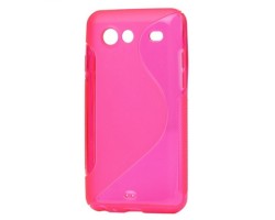Tok telefonvédő szilikon Samsung GT-I9070 Galaxy S Advance  S-line rózsaszín