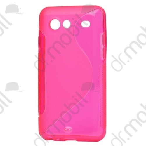 Tok telefonvédő szilikon Samsung GT-I9070 Galaxy S Advance  S-line rózsaszín