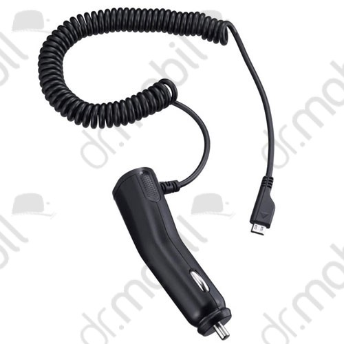 Szivargyújtó töltő / autós töltő Samsung ECA-U16CBEG (5V / 1000mA, microUSB) fekete