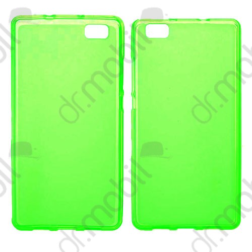 Tok telefonvédő gumi Huawei P8 Lite zöld matt