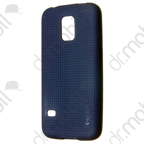 Hátlap tok Samsung SM-G800 Galaxy S5 mini Spigen Capsule Series fekete