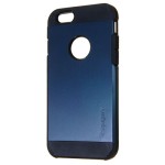 Hátlap tok Apple iPhone 6 Spigen SGP Case Tough Armor Series kék - fekete