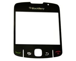 Plexi BlackBerry 8520 Curve előlap ablak fekete kerettel