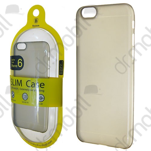 Telefonvédő tok Baseus iPhone 6s Slim Case tok füstszínű