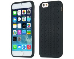 Tok telefonvédő gumi Apple iPhone 5 / 5S / SE autógumi mintás fekete 