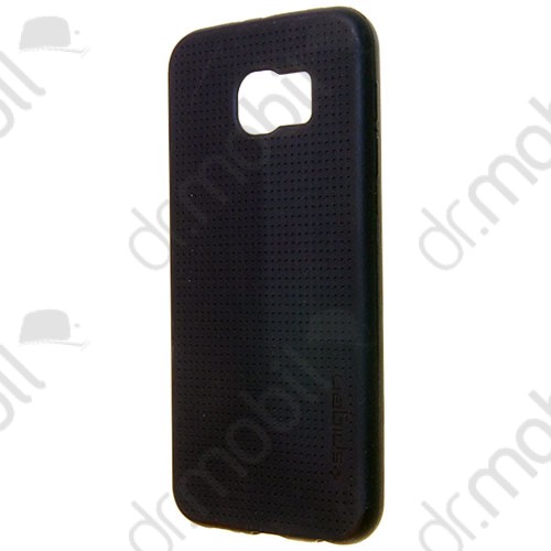 Hátlap tok Samsung SM-G920 Galaxy S6  Spigen Capsule Series fekete
