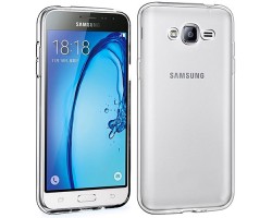 Tok telefonvédő szilikon Samsung Galaxy J3 (2016) (SM-J320) fényes átlátszó