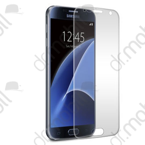 Képernyővédő fólia Samsung SM-G930 Galaxy S7 lekerekített átlátszó (1 db-os,pet nano slim, karcálló, 9H) 