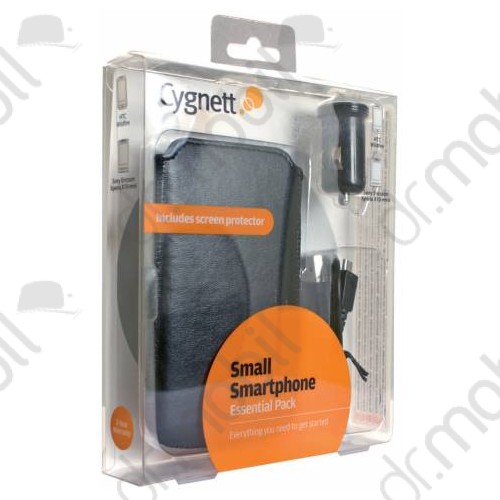 Autós töltő microusb USB 1000mAh univerzális bőrtok Cygnett Small Smartphone 