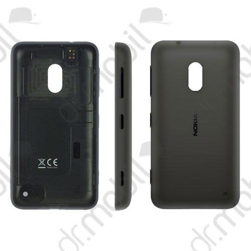 Akkufedél Nokia Lumia 620 (3.5 mm jack csatlakozó) fekete 02500S9 cs.nélkül