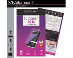 Képernyővédő fólia LG K8 (K435n) (1 db-os, full screen, íves részre, öntapadós PET) CRYSTAL áttetsző