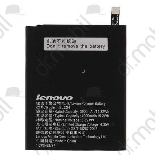 Akkumulátor Lenovo Vibe P1m / P70 / A5000 4000mAh Li-iON (BL234)