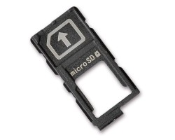 SIM tálca / tartó Sony Xperia Z4, Xperia Z3+ sim / memória kártya tartó fekete