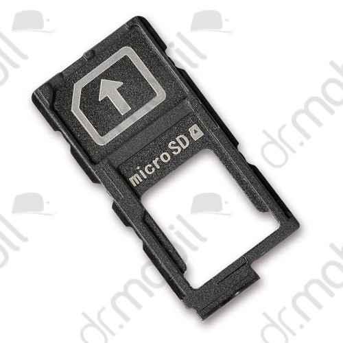 SIM tálca / tartó Sony Xperia Z4, Xperia Z3+ sim / memória kártya tartó fekete