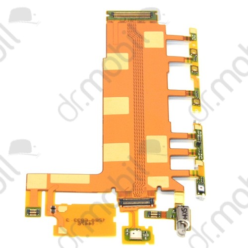 Gomb Sony Xperia Z3 (D6603) be-/kikapcsoló és hangerőszabályzó belső alaktrészes flex