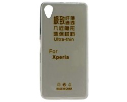 Tok telefonvédő gumi 0,3mm Sony Xperia XA ultravékony átlátszó füstszínű